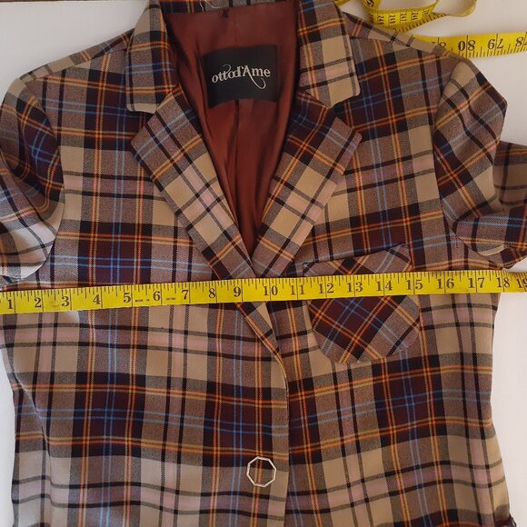Ottod'Ame Plaid Blazer - Picture 12 of 15